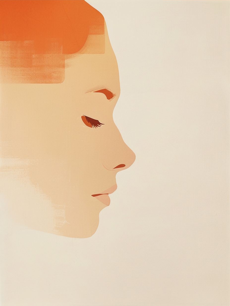 Ethereal Monochromatic Facial Fragment - Image 3