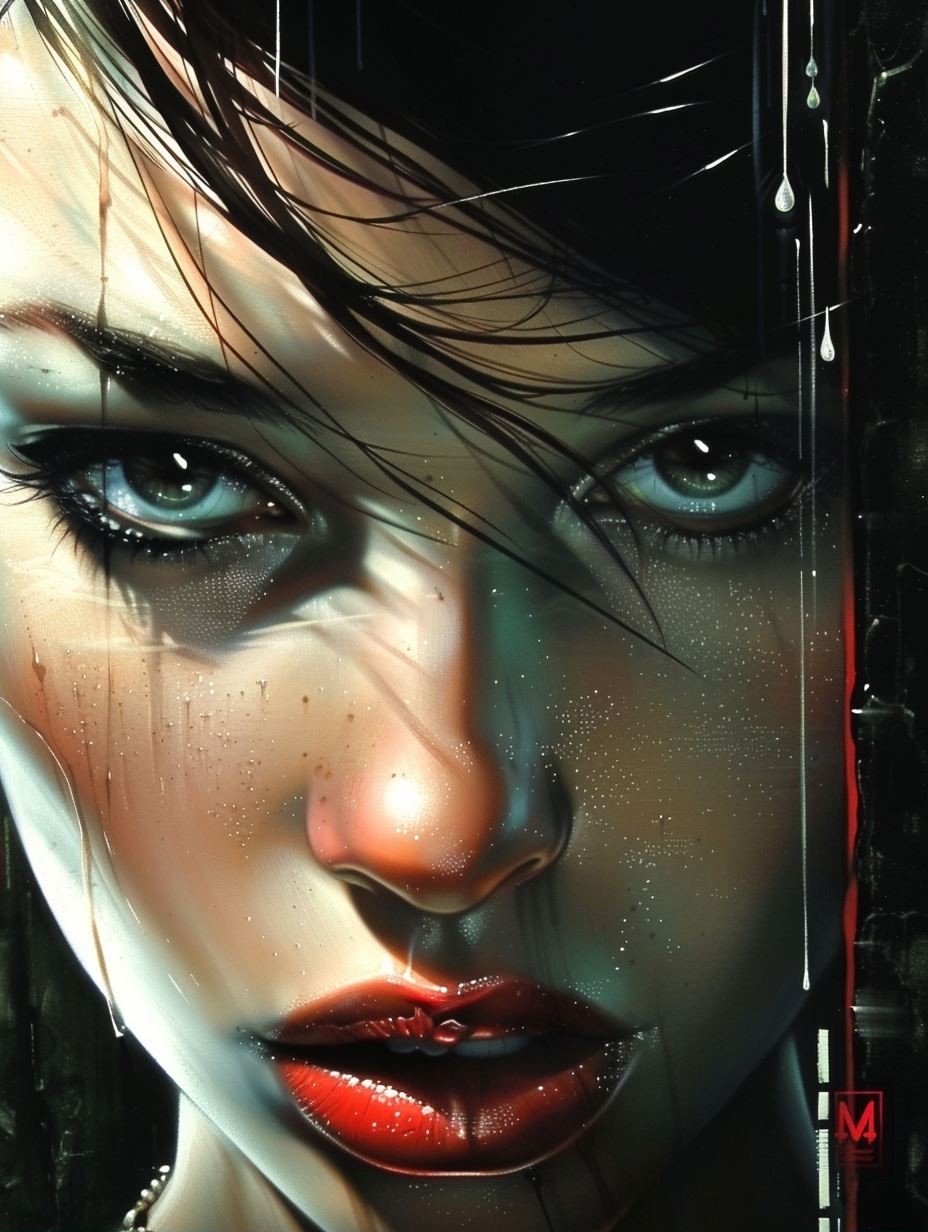 Cybernetic Noir Femme Fatale - Image 2