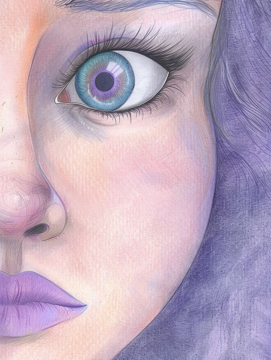 Ethereal Pastel Dream Portrait - Image 4