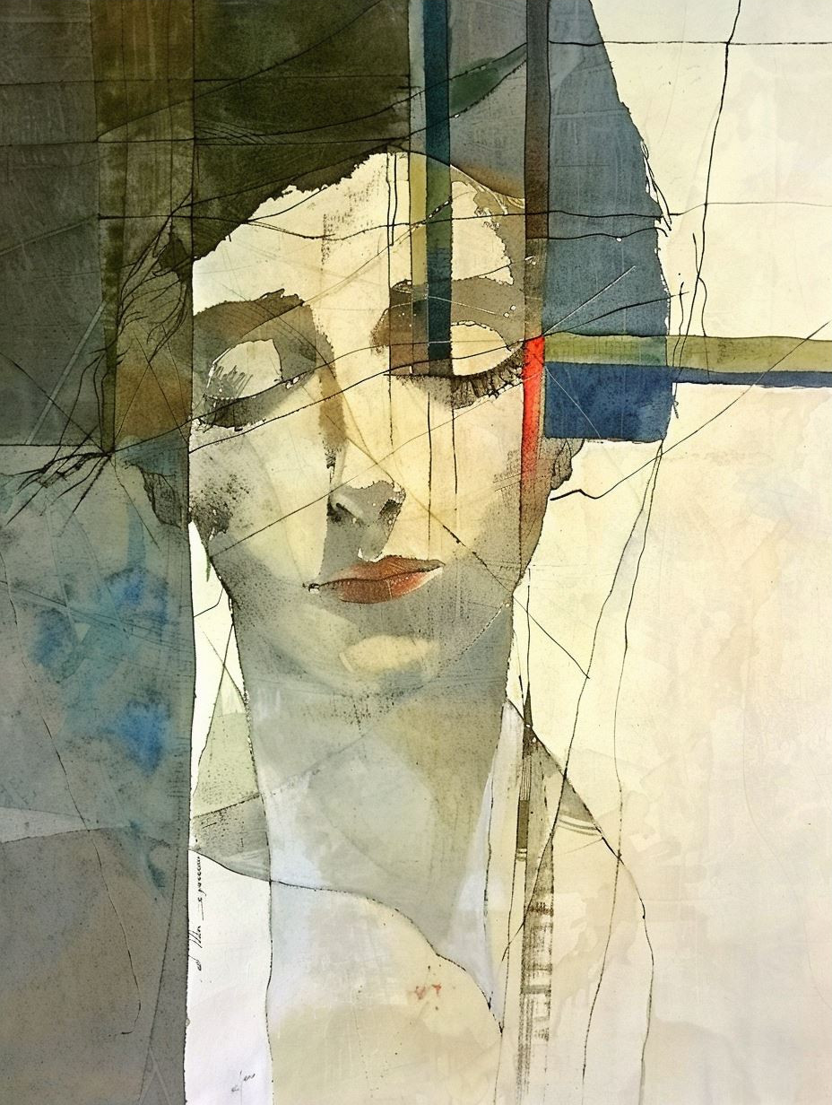 Fragmented Souls in Watercolor - Image 3