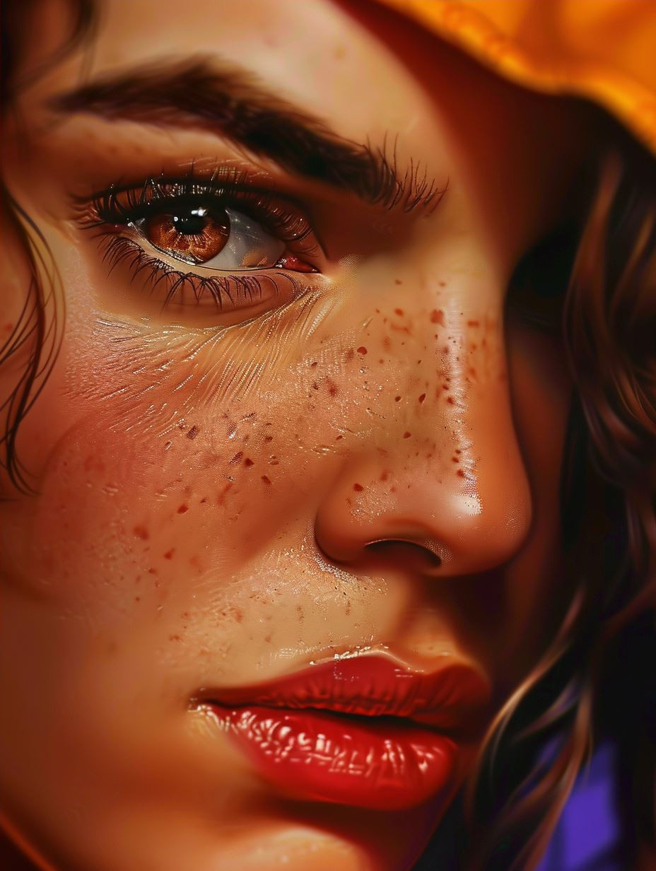 Golden Hour Ember Portrait - Image 4