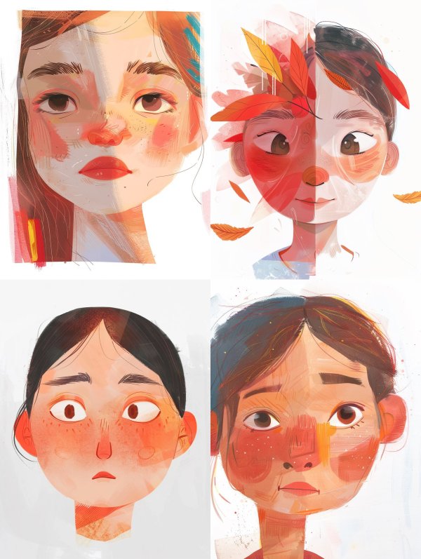 Ethereal Painterly Portrait Studies