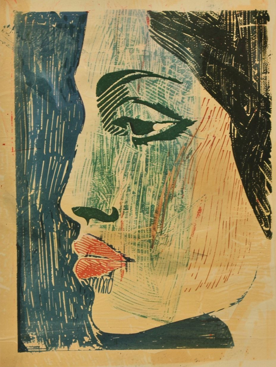 Abstract Portraits in Mixed Media - Image 2