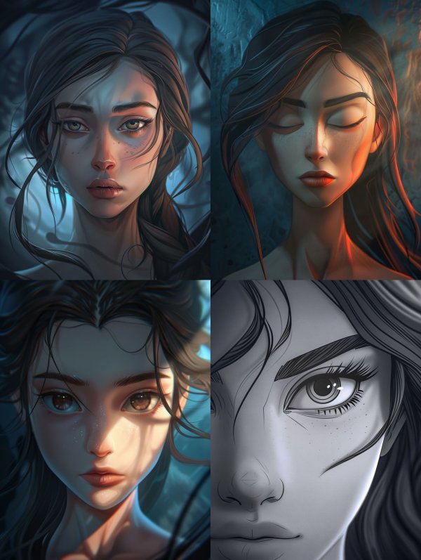 Ethereal Portraits of Somber Grace