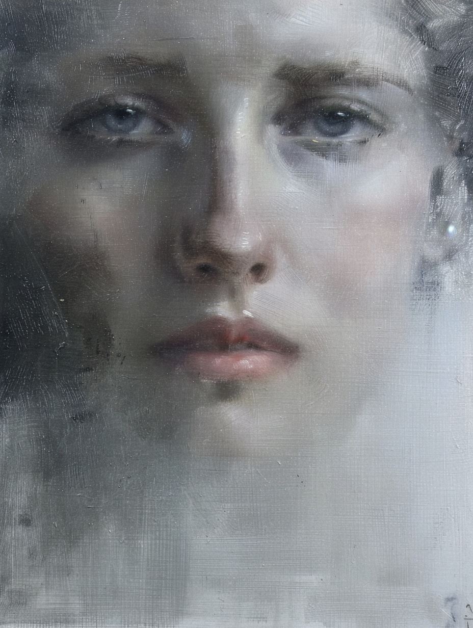 Melancholy Gaze Through Rain - Image 3