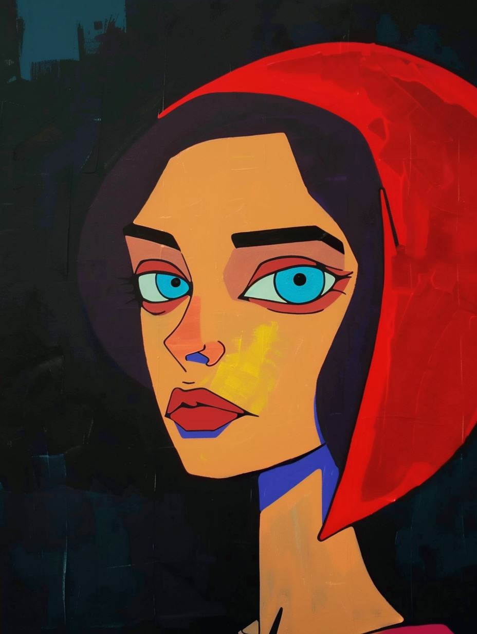 Vibrant Neo-Noir Digital Portraits - Image 4