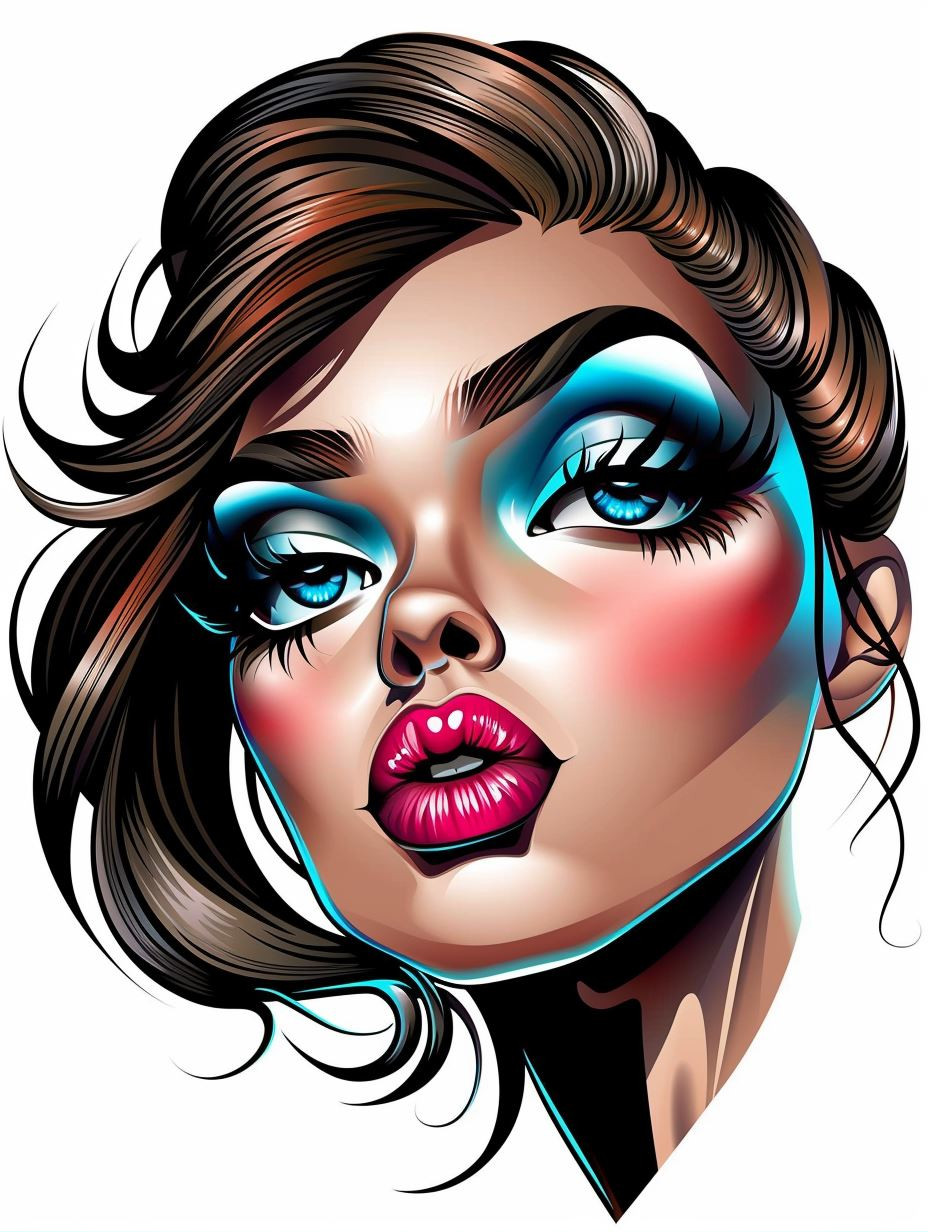 Stylized Digital Glamour Portraits - Image 1