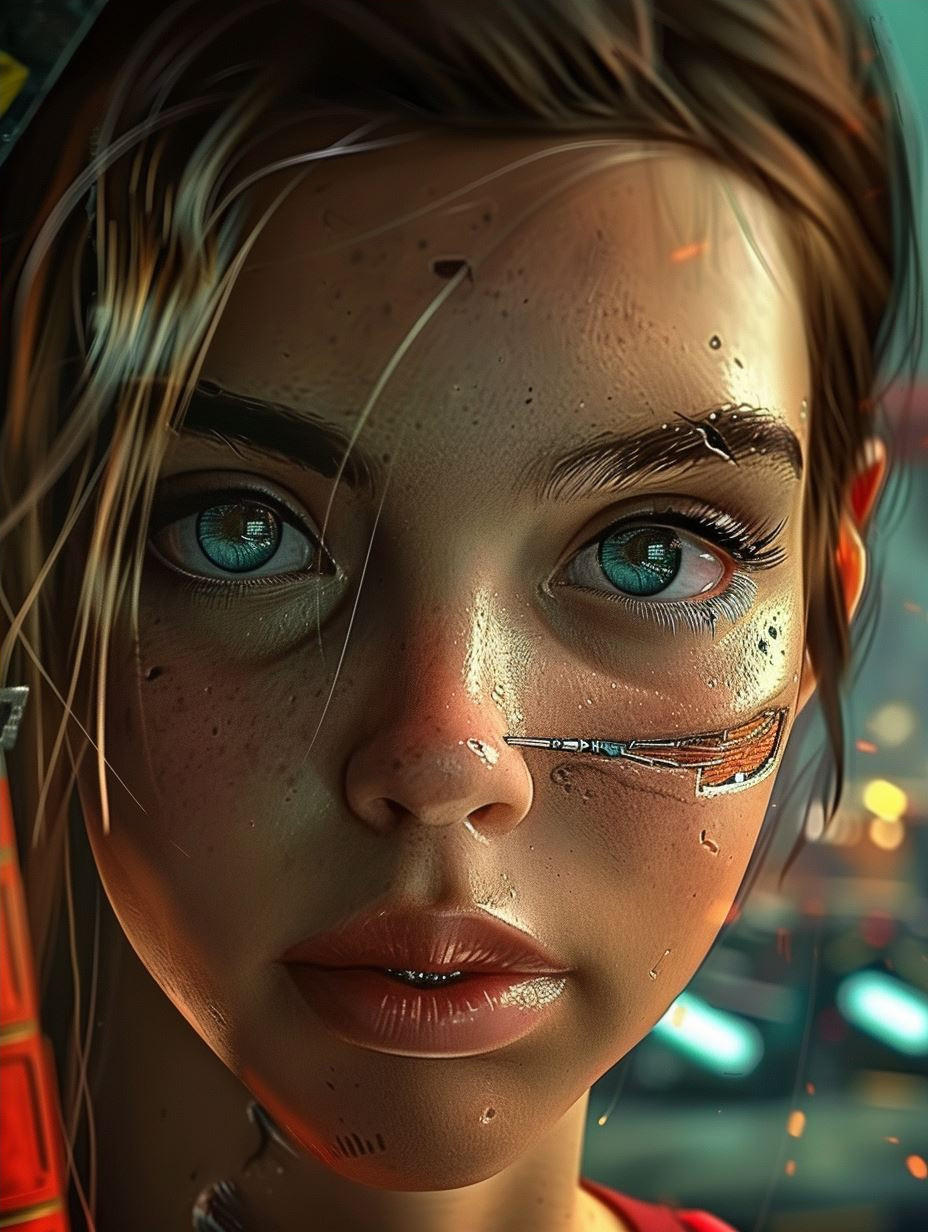 Neon Cyberpunk Portrait Series - Image 4
