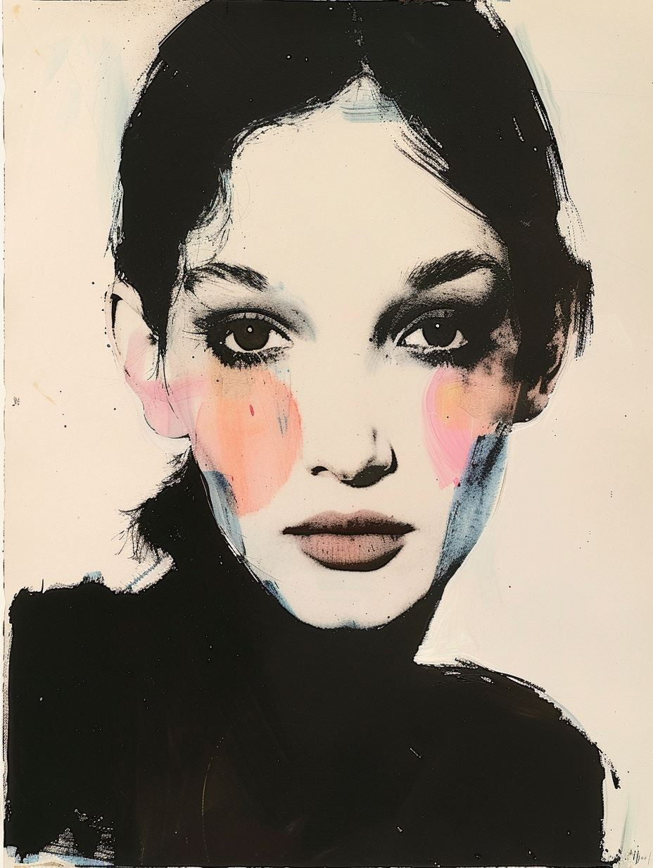 Modernist High Contrast Portrait Study - Image 2
