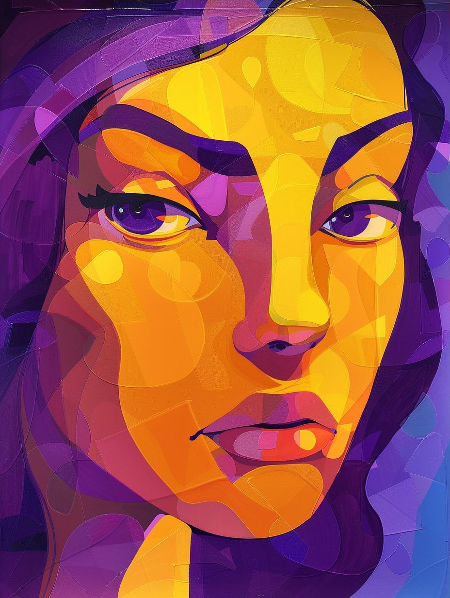 Prismatic Low Poly Portrait - Image 3