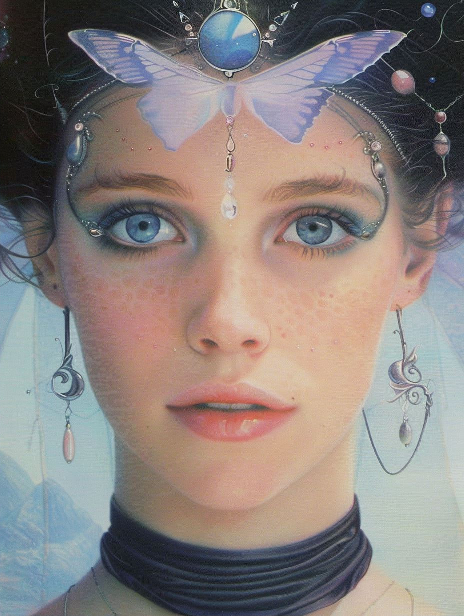 Ethereal Gaze of Celestial Beauties - Image 2