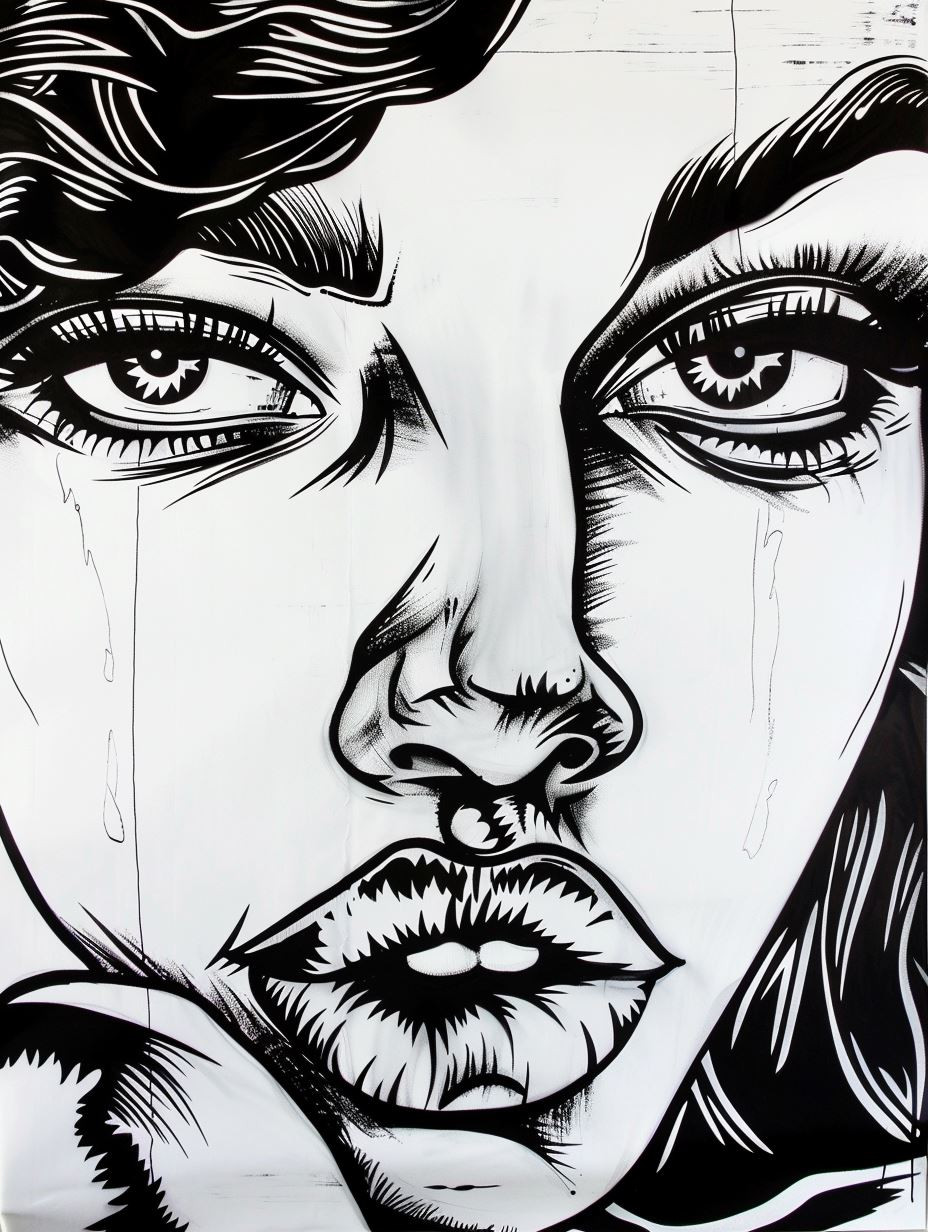 Bold Ink Portraiture Study - Image 4