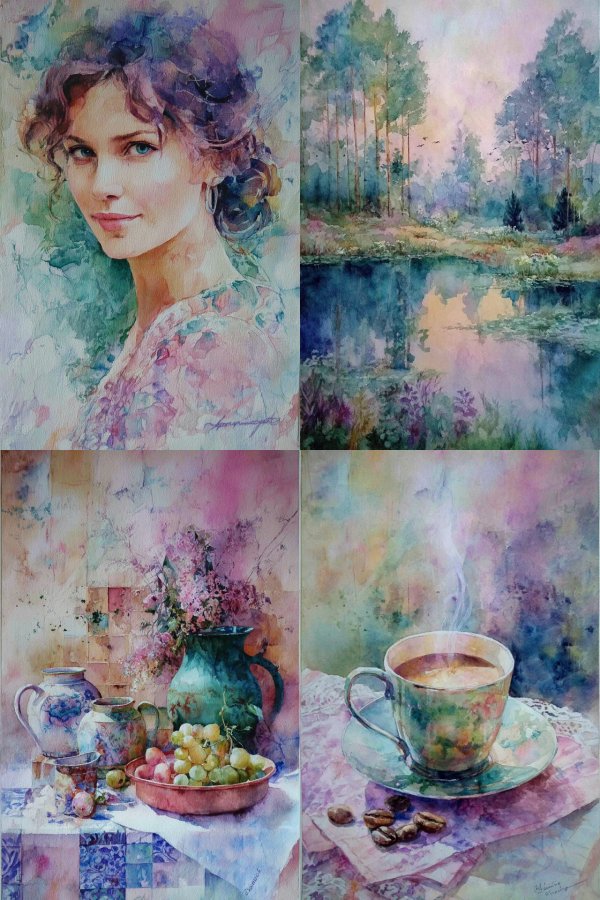 Dreamy Pastel Art Collection