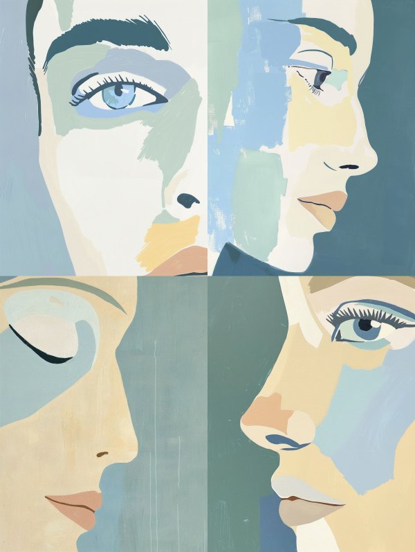 Fragmented Gaze Modernist Portraits