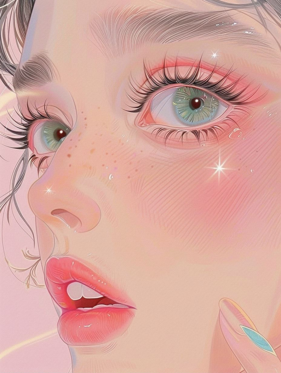 Ethereal Visions of Pastel Beauty - Image 1