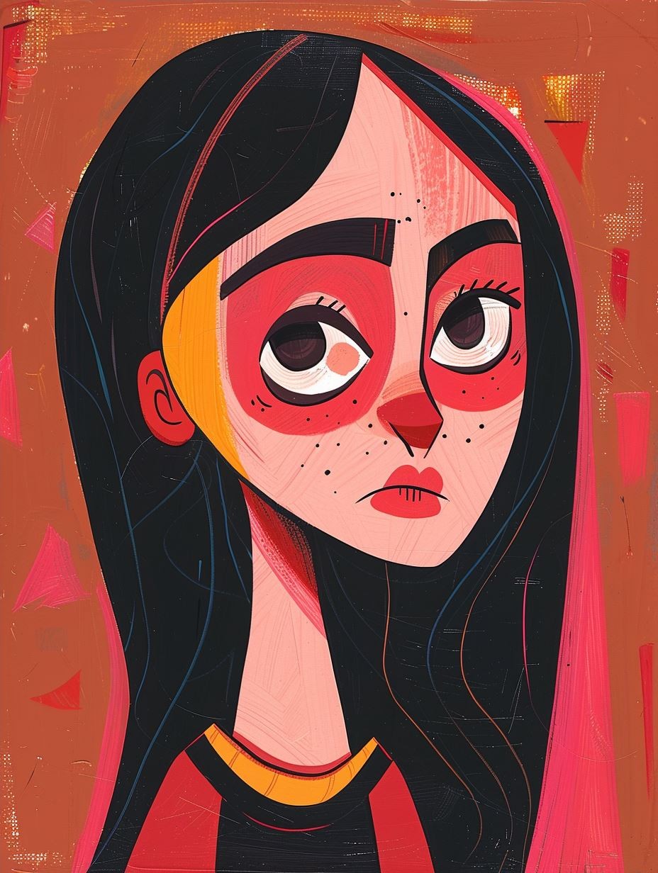 Whimsical Stylized Portrait Art - Image 4