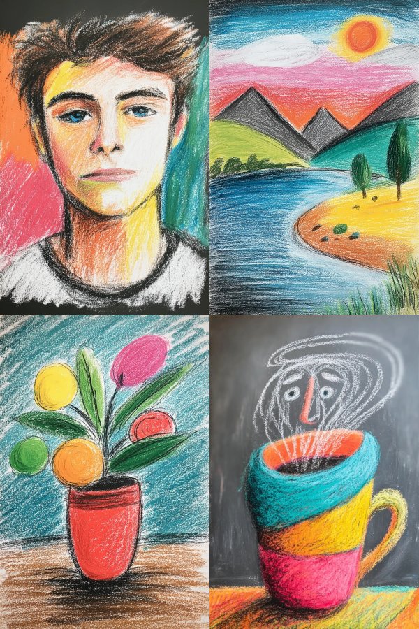 Vibrant Visions in Pastel