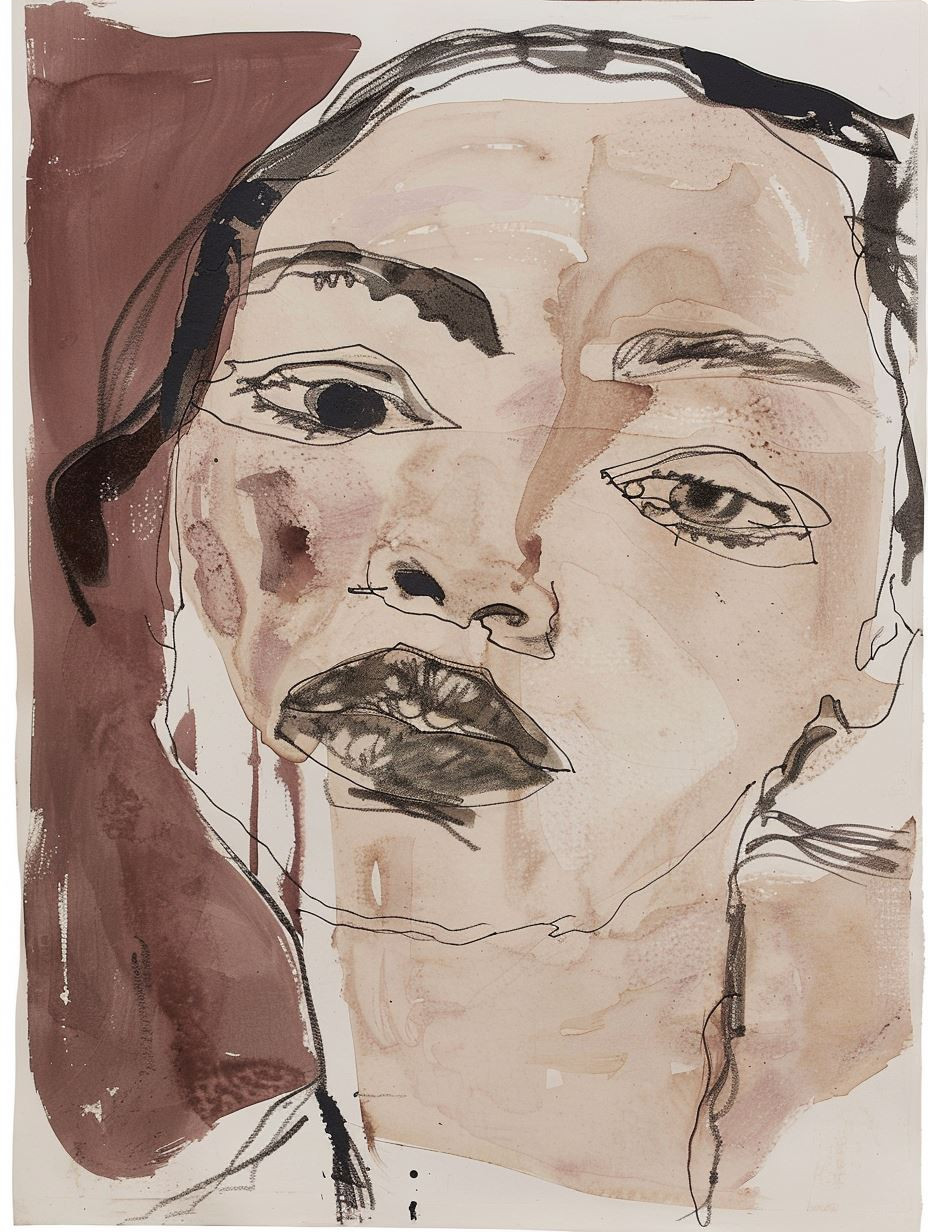 Abstract Fluid Portrait Studies - Image 4