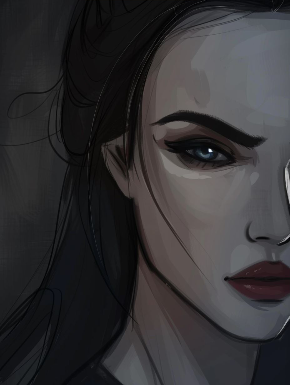 Ethereal Digital Oil Portrait - Image 3