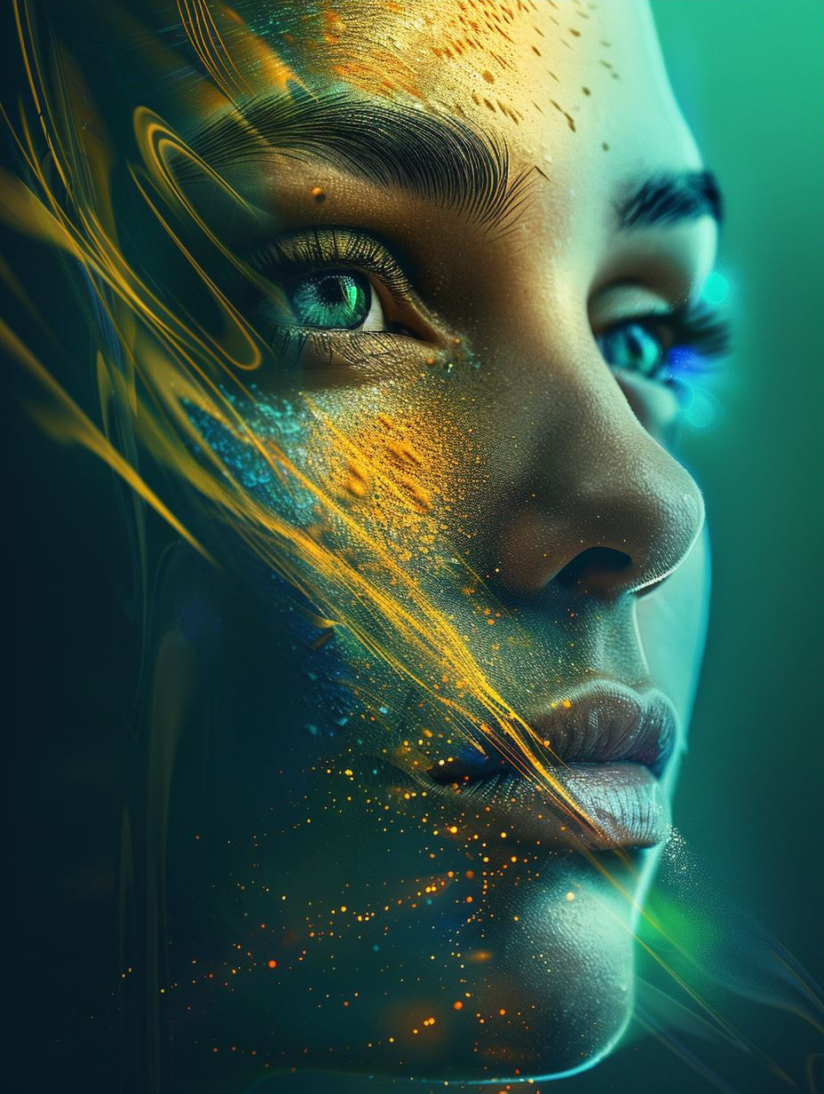 Golden Glimmer Underwater Gaze - Image 3