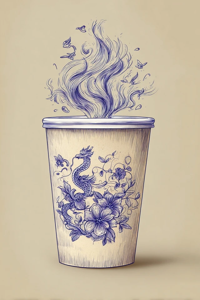 Indigo Echoes of Stillness - Image 4