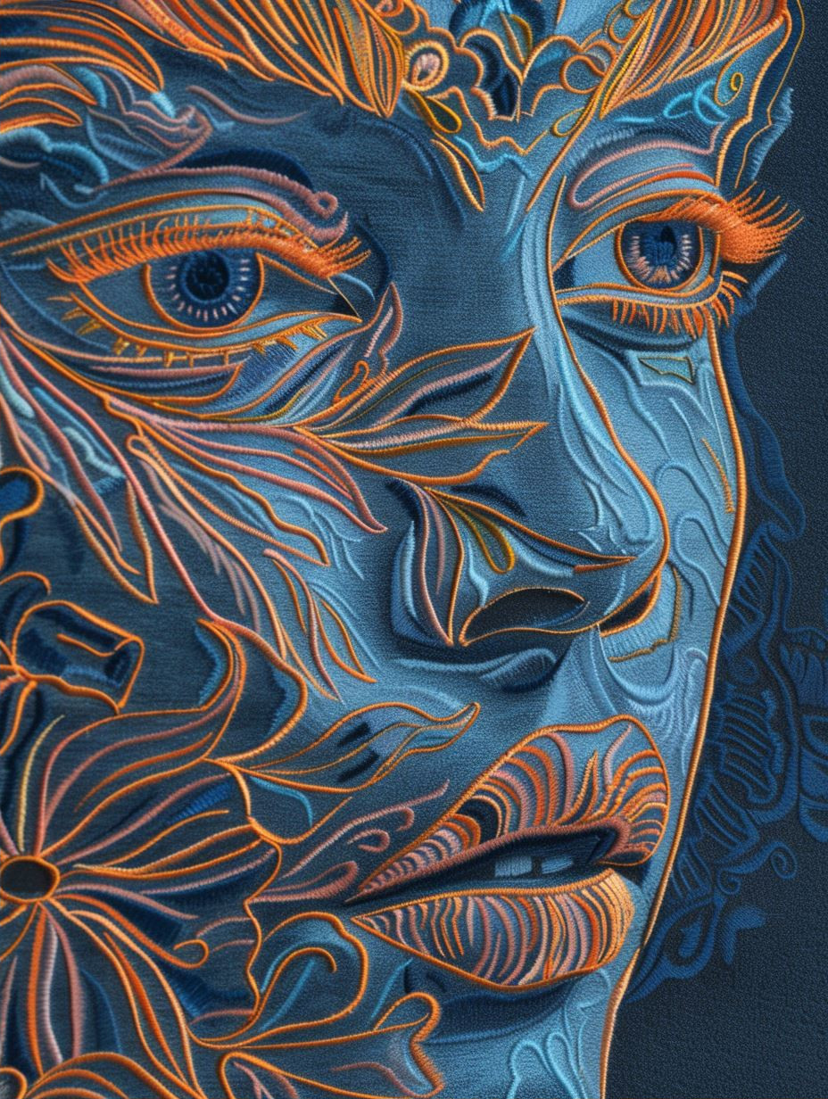 Copper Veins on Azure Skin - Image 2