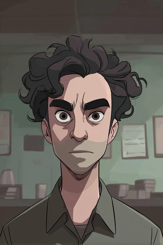 Moody Animated Portrait - Image 1