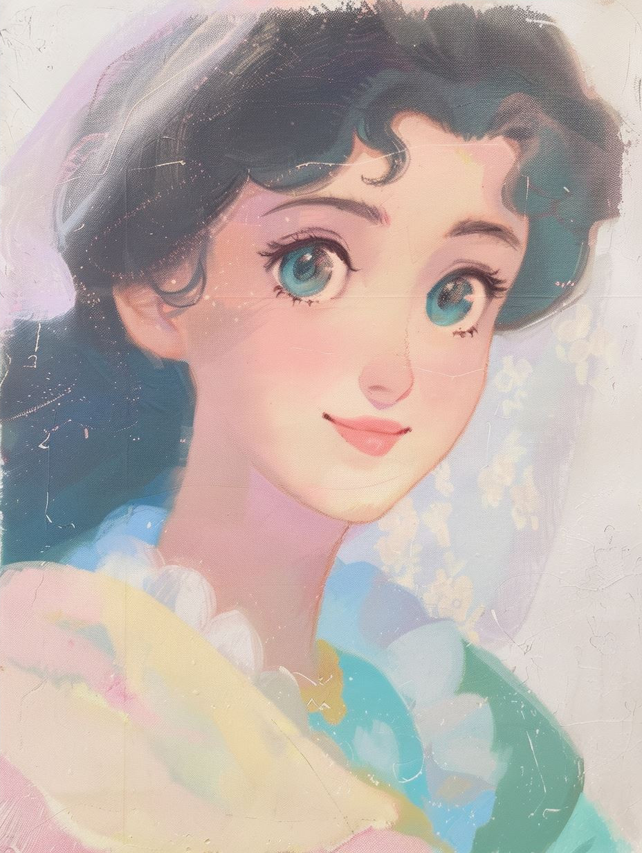 Ethereal Dreamy Anime Portrait - Image 4