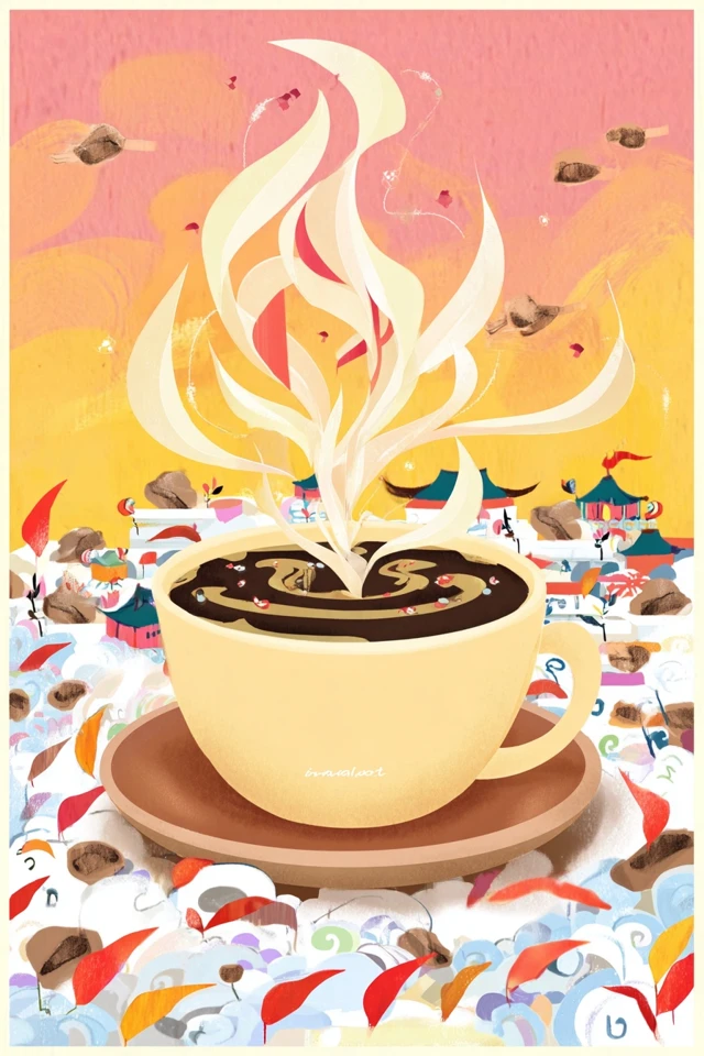 Whimsical Asian-Inspired Art Collection - Image 4
