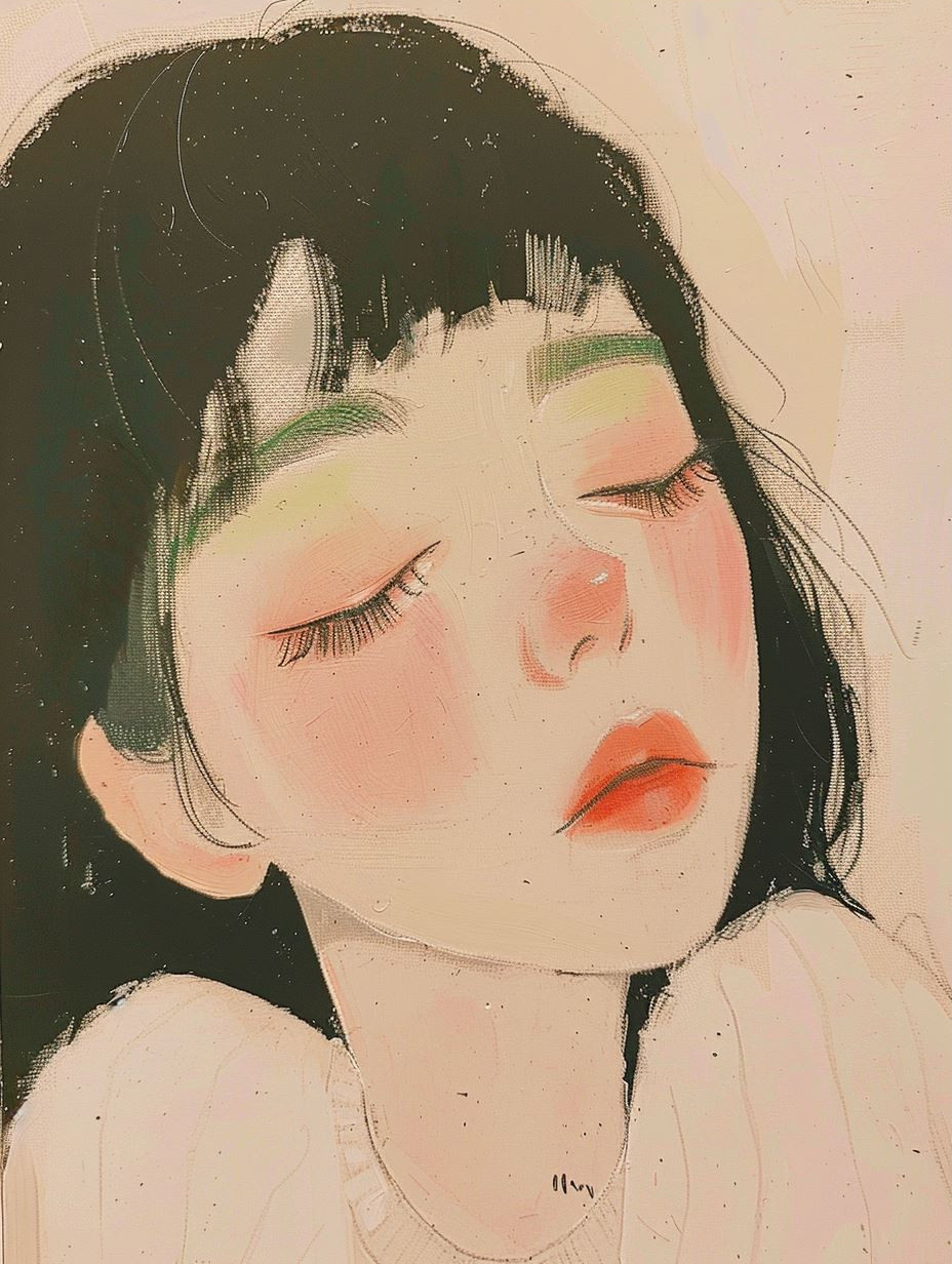 Soft Pastel Anime Portraiture - Image 3
