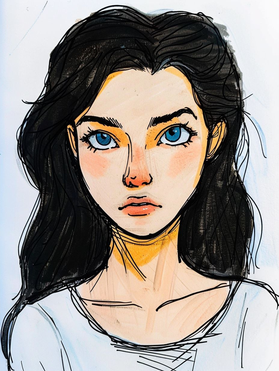 Expressive Digital Portrait Study - Image 2