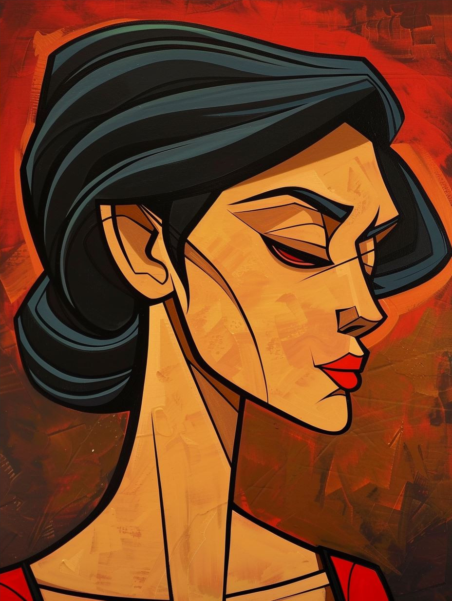 Crimson Gaze Urban Noir - Image 4