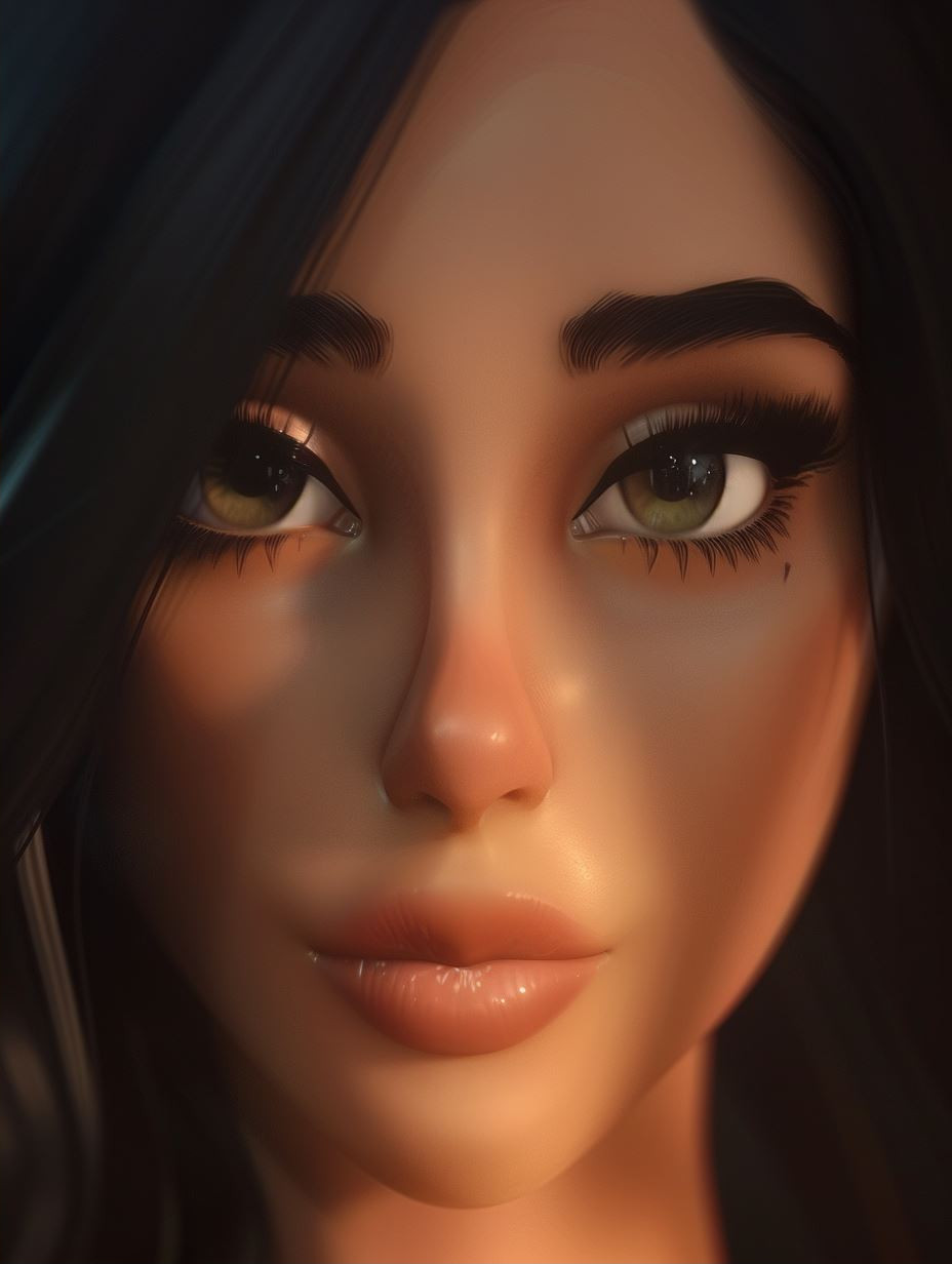 Golden Hour Digital Portrait - Image 2