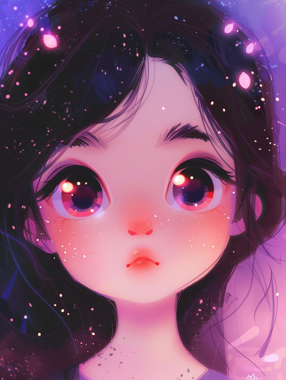 Ethereal Dreamy Anime Portraits - Image 1