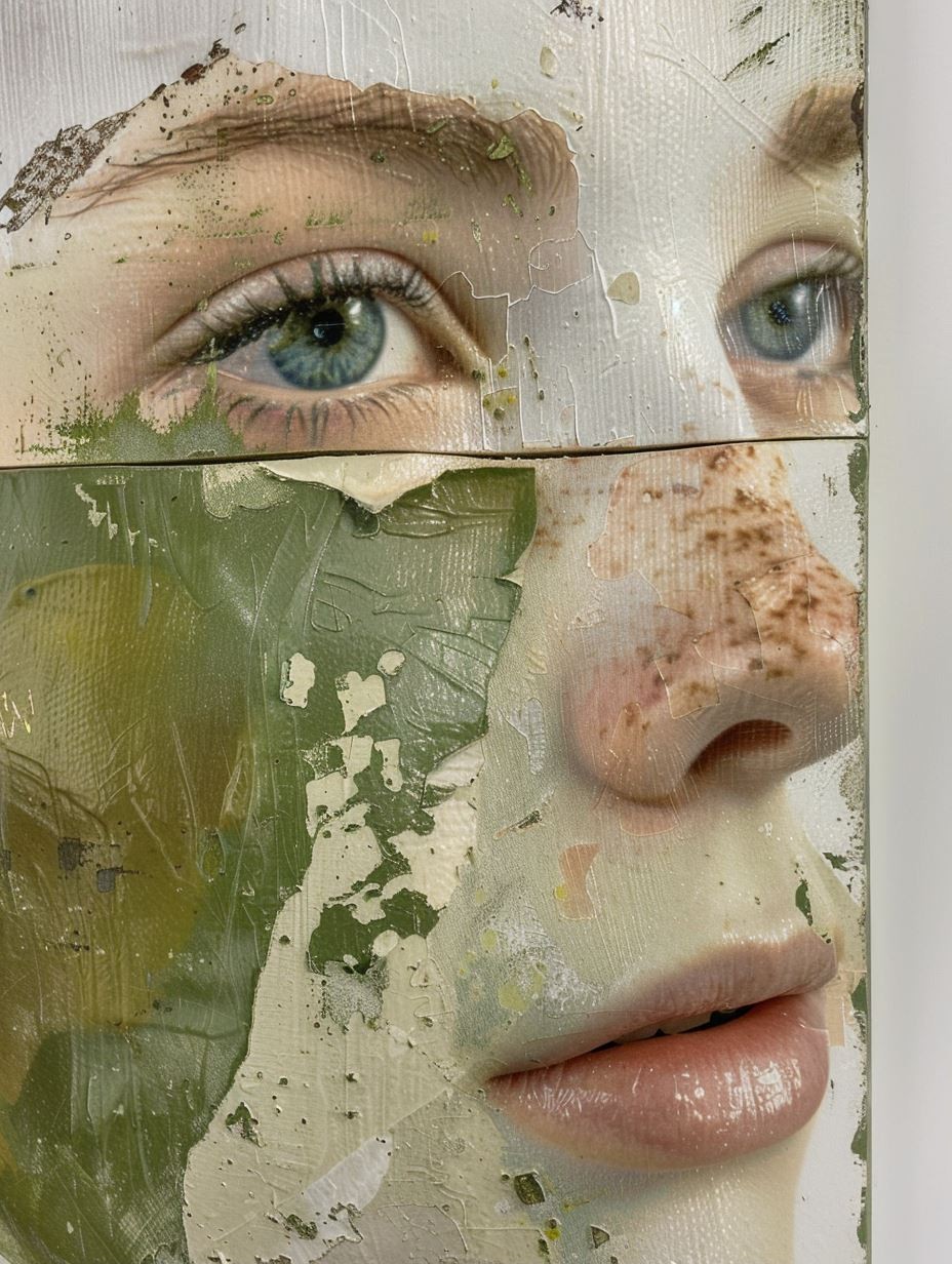 Fragmented Gaze of Distressed Beauty - Image 1
