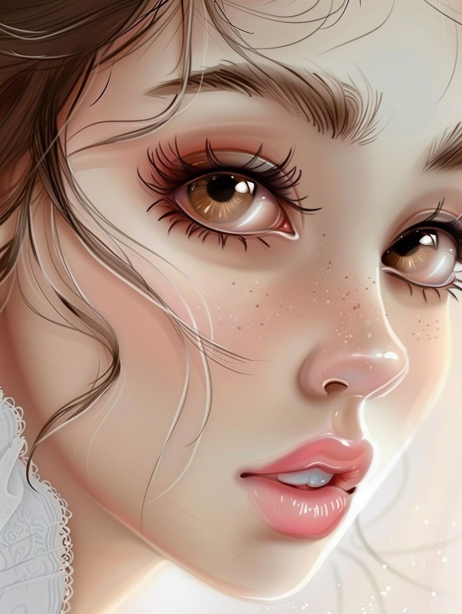 Ethereal Digital Portraits of Dreamy Young Women 1 - Image 4