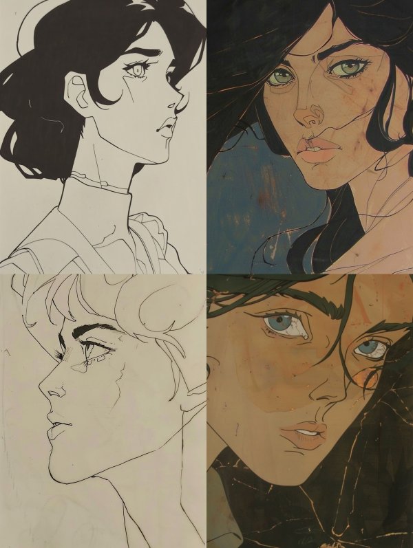 Ethereal Character Concept Sketches