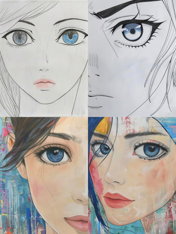 Evolution of Anime Portrait Art