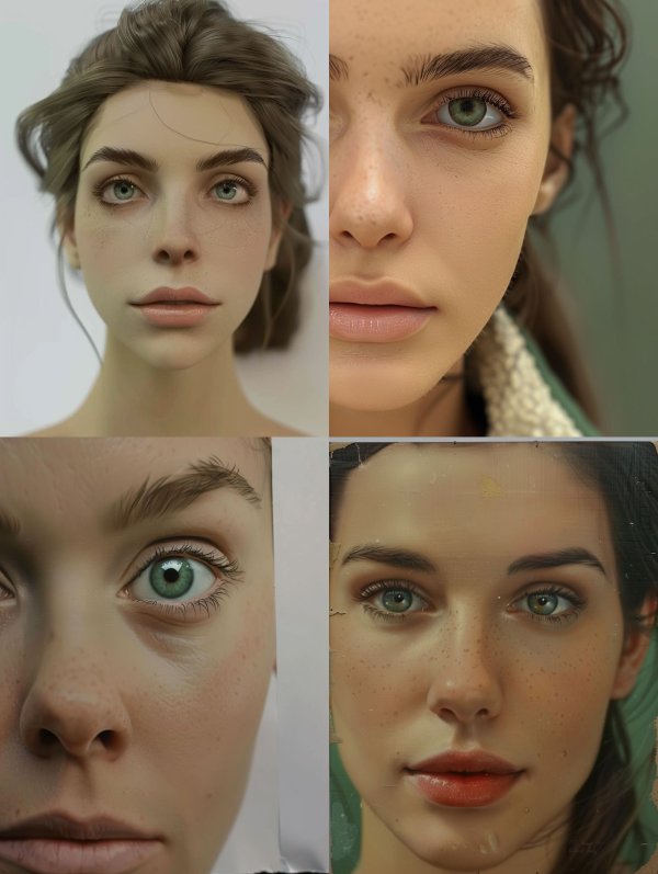 Hyper-Realistic Female Portrait Sculptures