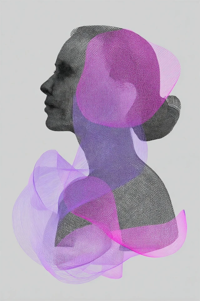 Ethereal Mesh Silhouette