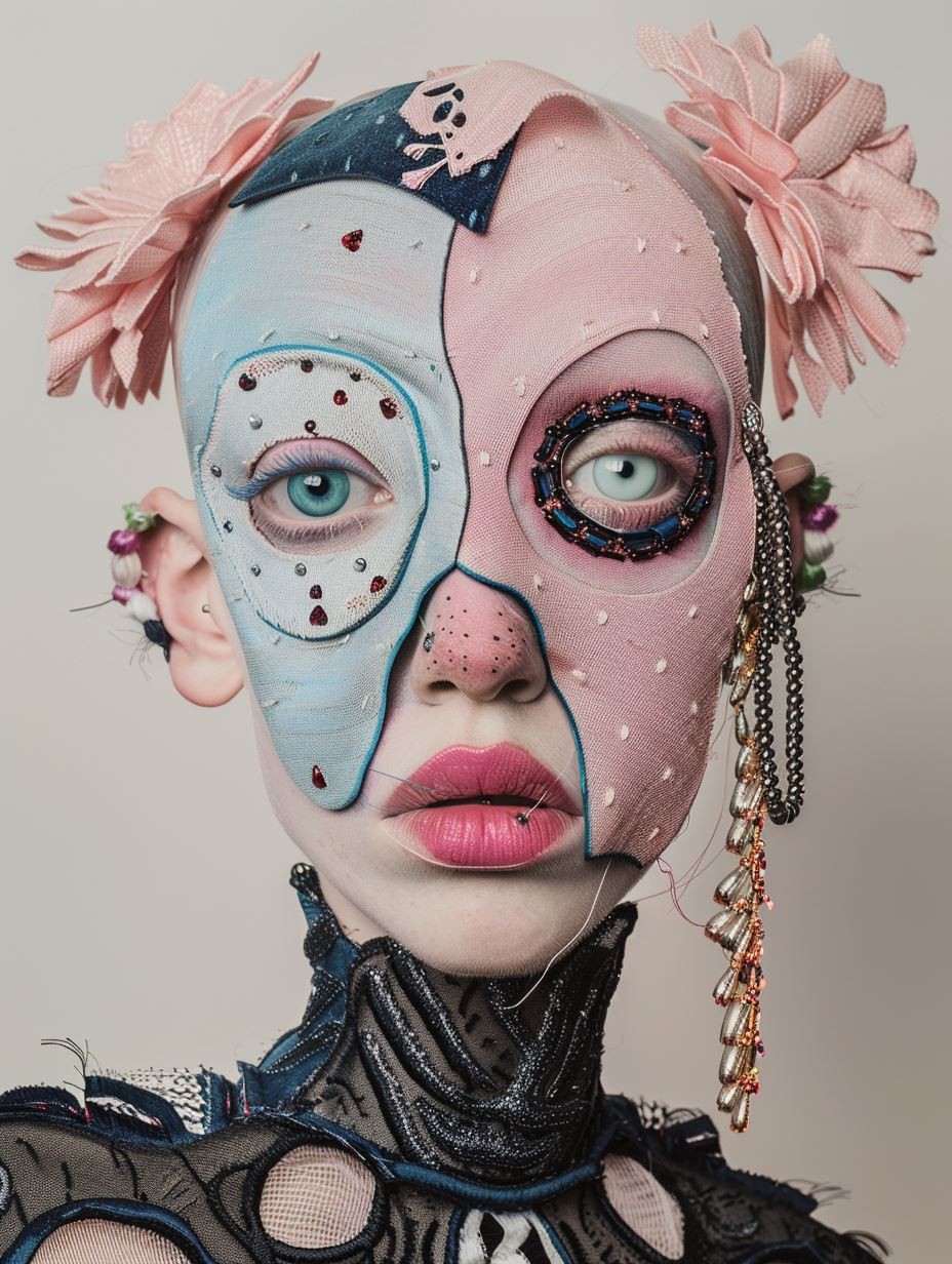 Melancholic Ethereal Fashion Portrait - Image 3