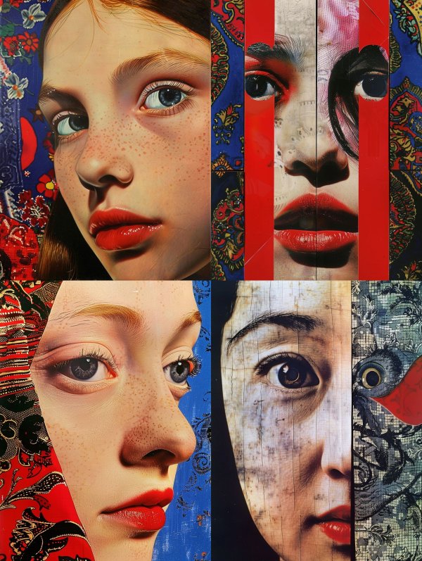 Fragmented Visions of Feminine Beauty