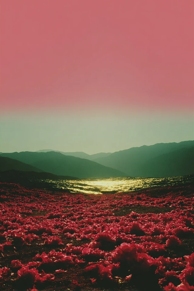 Crimson Dreams and Velvet Hues - Image 2