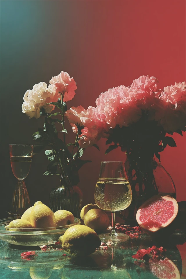 Crimson Dreams and Velvet Hues - Image 3