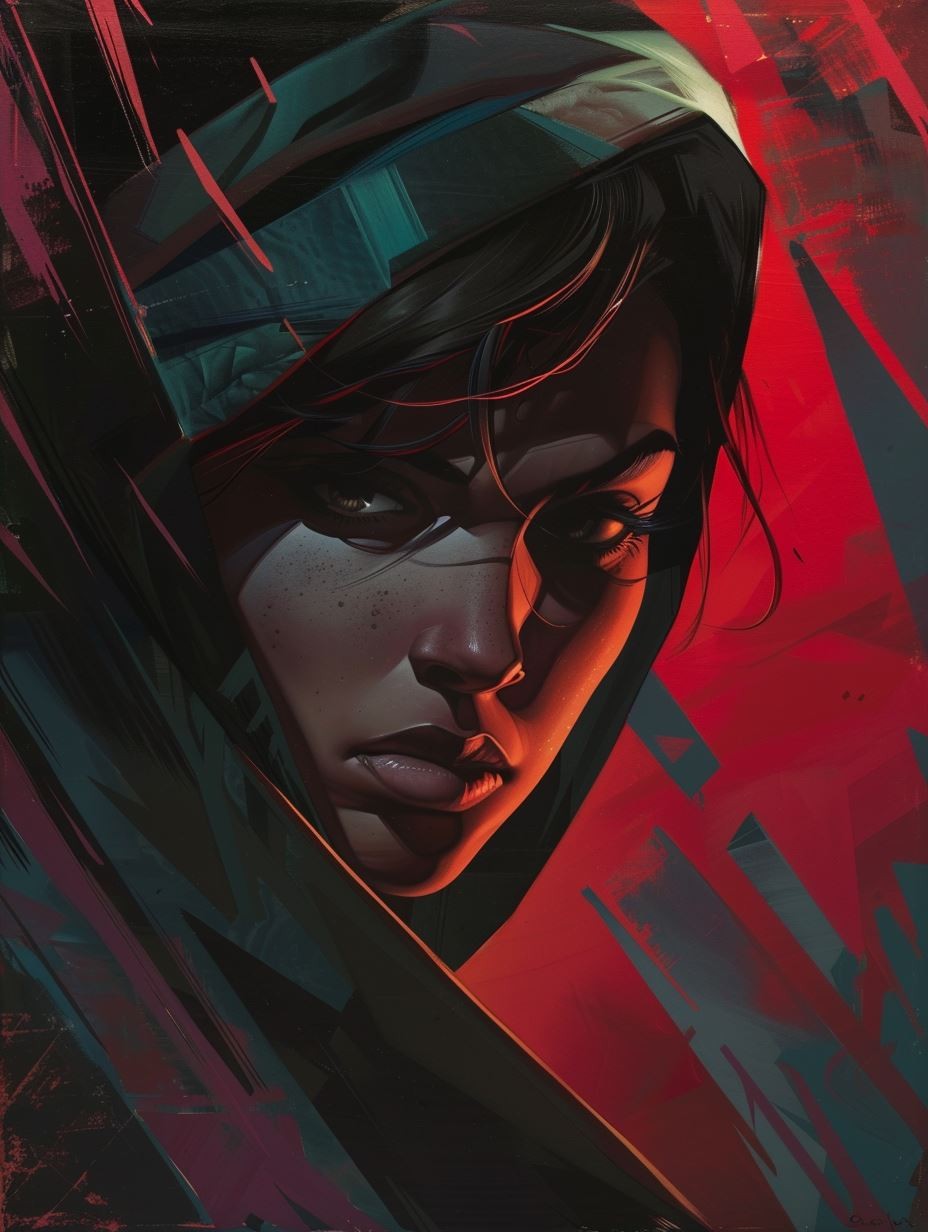 Neon Noir Cybernetic Gaze - Image 2