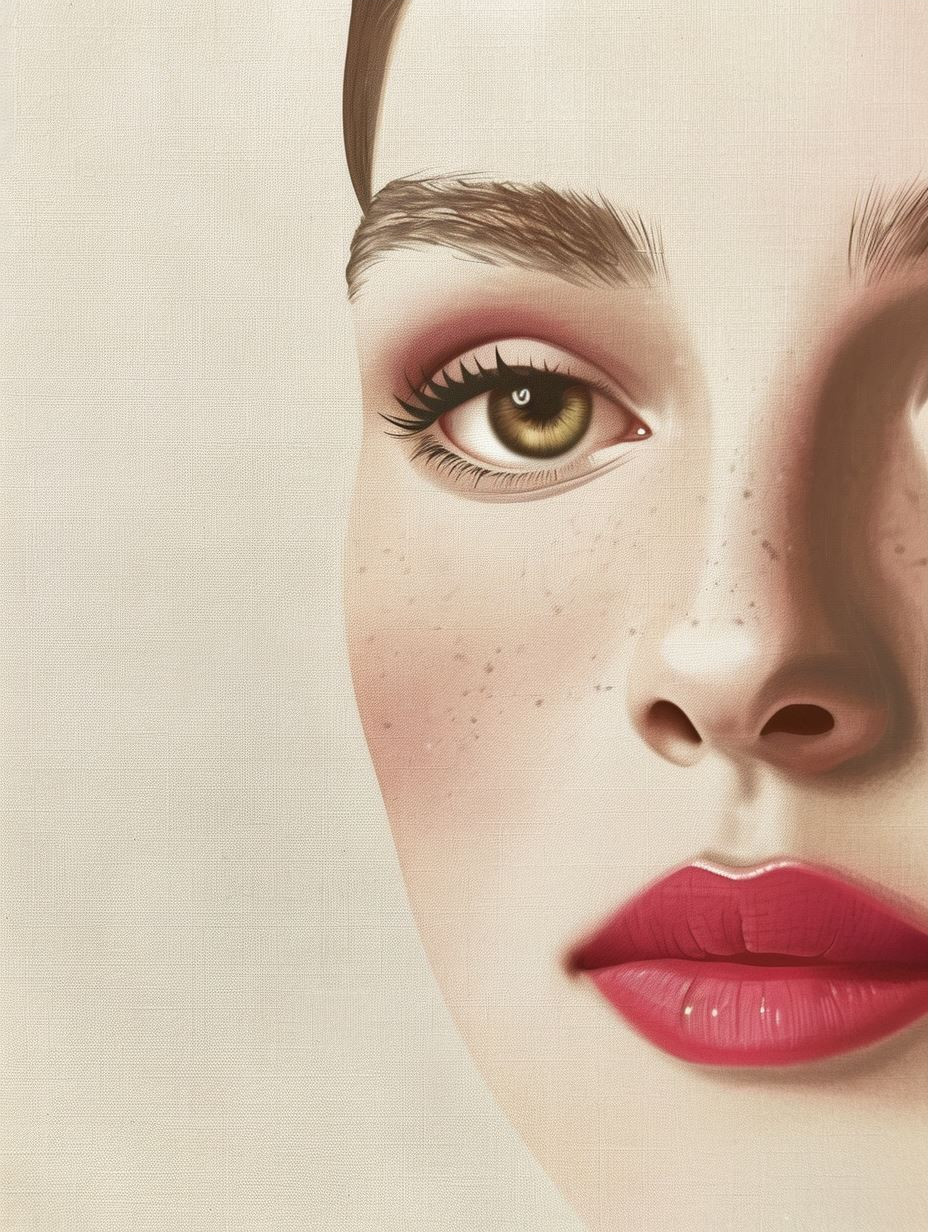 Artistic Beauty Portraits Collage - Image 3
