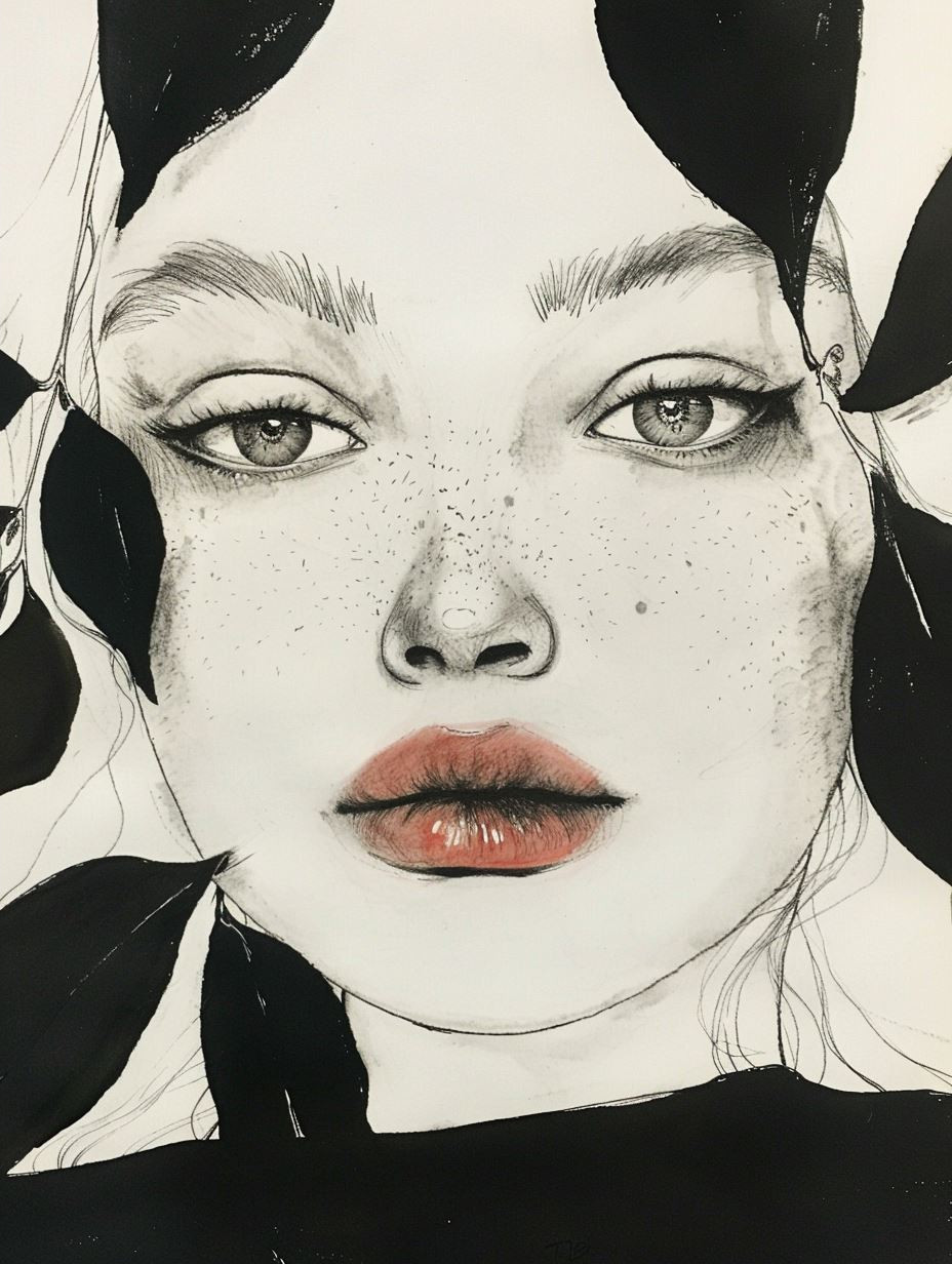 Faces of Contrast: A Portrait Study - Image 2