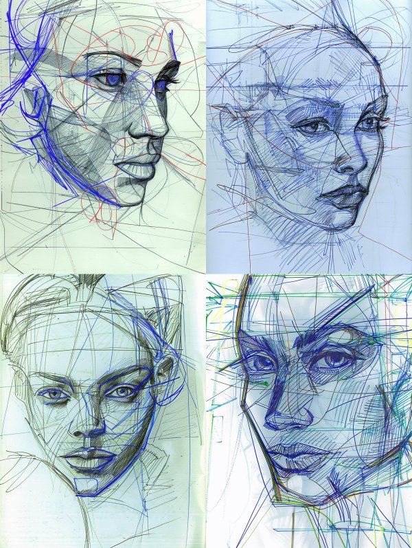 Geometric Visions of the Female Face
