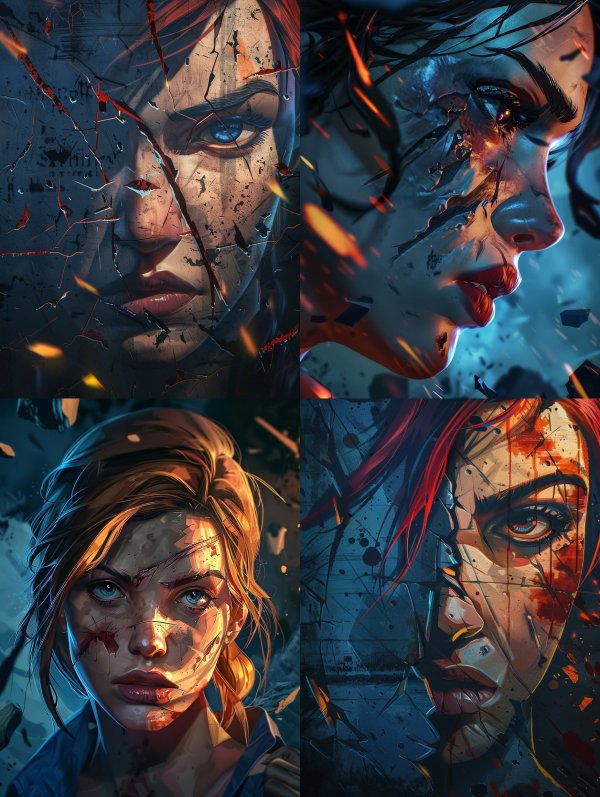 Fractured Soul Cinematic Portraits