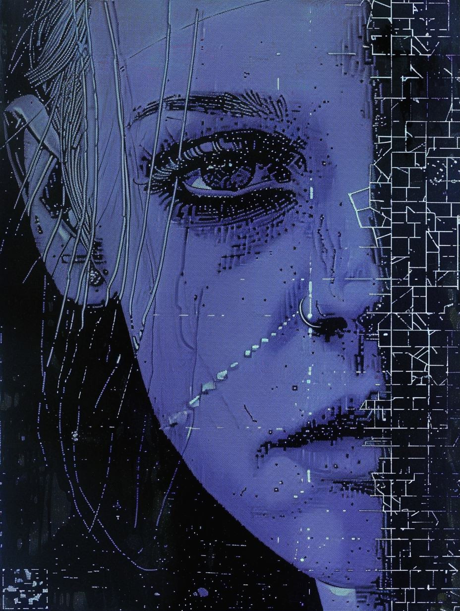 Cybernetic Violet Dream - Image 1